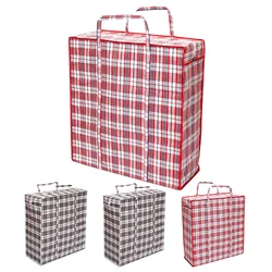 Custom Printing Logo Label China Polypropylene Shopping Laminated PP Woven Zipper Weave Bags