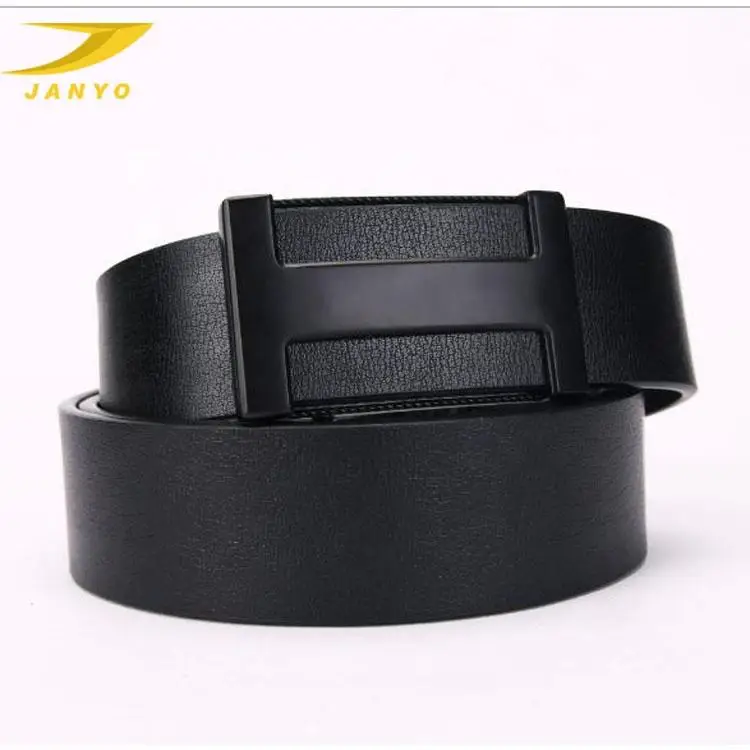 Manufacturer Custom Design Services Toothless Alloy men Automatic Buckle Genuine Leather belt