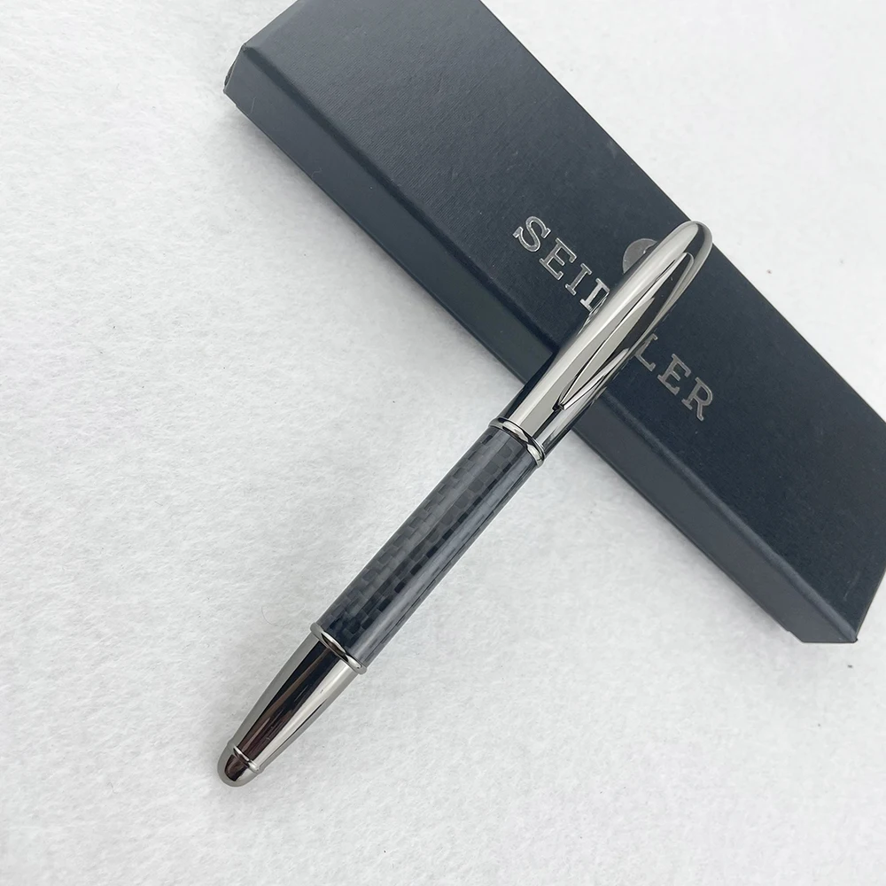 GemFully chinese online markets wholesale luxury carbon fiber ballpoint pens custom elegant pen  for souvenirs gifts