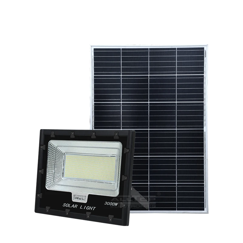 High Power Super Bright Waterproof Outdoor Ip65 SMD 3000w HIPS Industrial Led Solar Flood Light