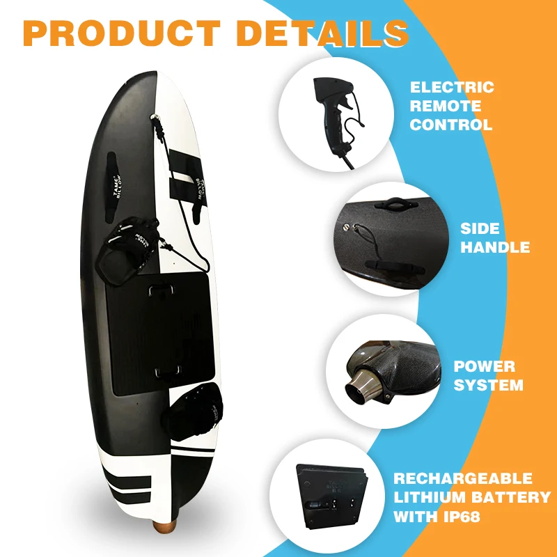 Factory Price 12/15KW Surfboard Motor  Motorized Electric Surfboard Electric Surfing Board For Jet Board