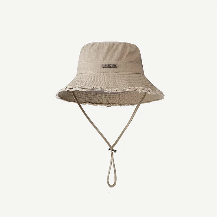 Newest Fashion Personality Casual Vacation Bucket Hat Foldable Retro Spring And Summer Women Bucket Hat