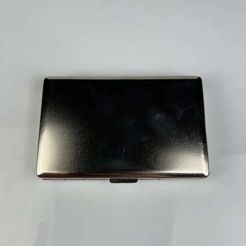 waterproof silver portable metal cigarette case Customized cigarette packs can be designed