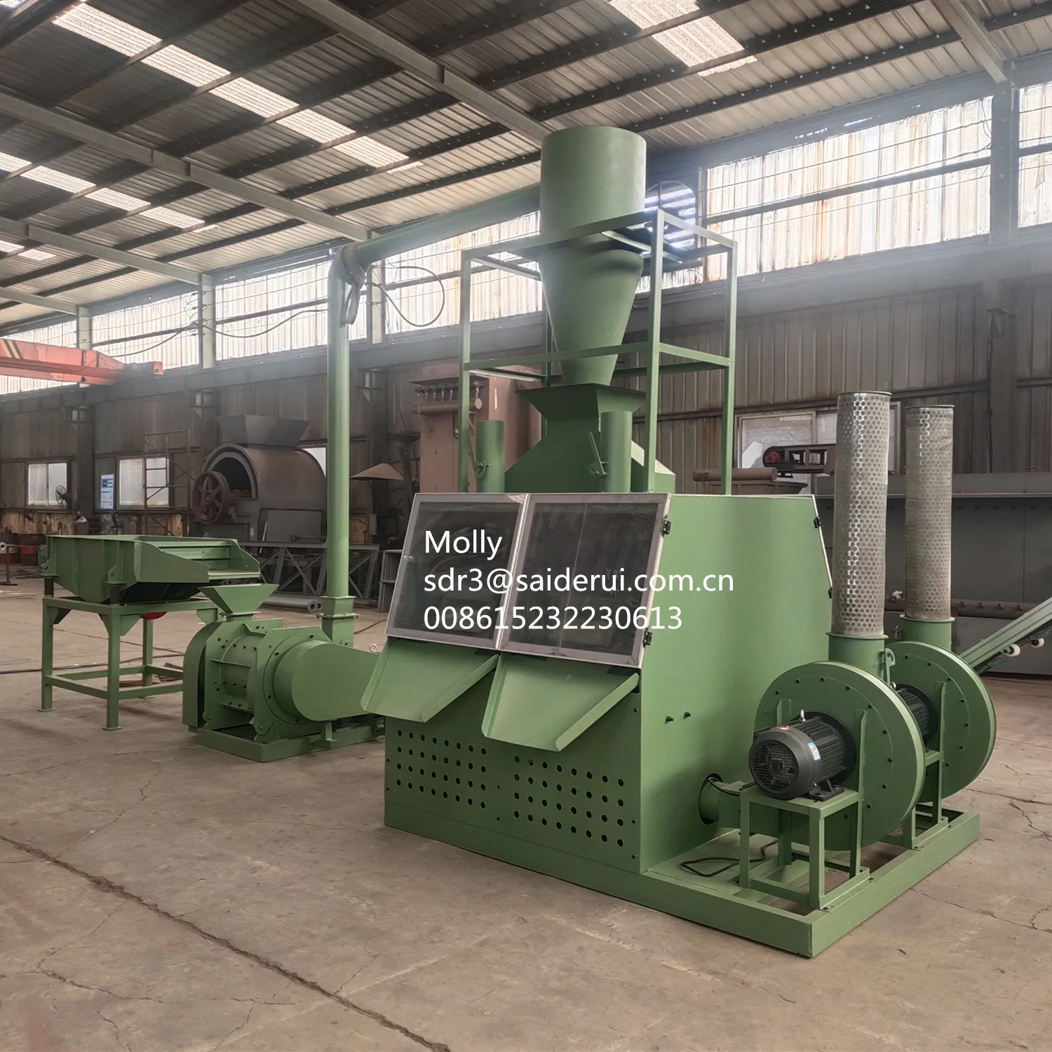 Fine copper wire separator Filamentous copper wire recycling machine Flake copper wire separator e waste recycling machine