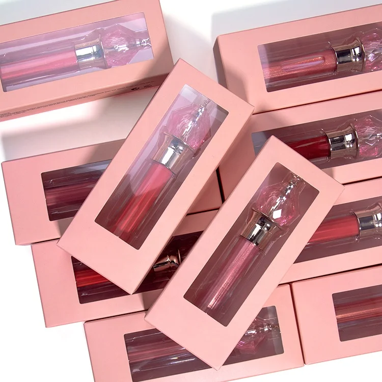 High Shine Lipgloss Wholesale Five-pointed Star Truncheon Tube Lipstick Vegan Lipgloss Base