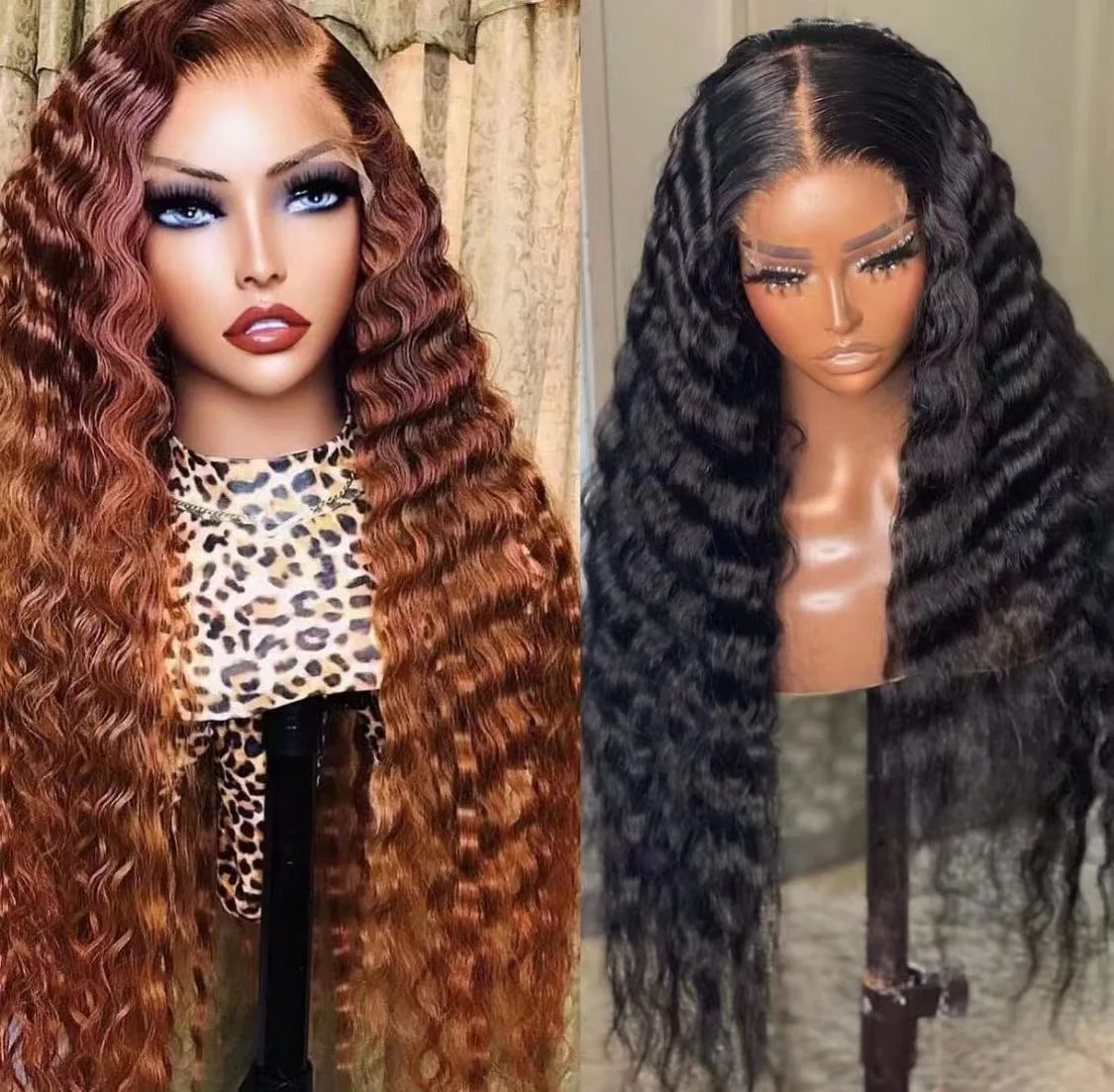Wholesale Cheaper Price Vendors Kinky Curly Human Brazilian Ponytail Hair Wigs Glueless HD Lace Front Wig For Black Women