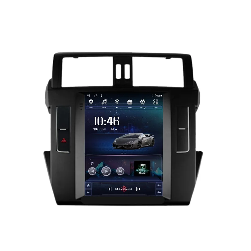 9.7inch Android Car Stereo Video With Carplay Multimedia Player For Toyota Prado 2014-2016 Car Radio