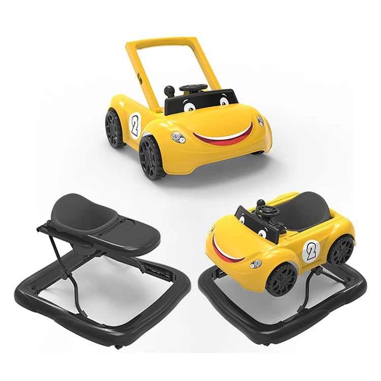 Многофункциональная детская коляска-качалка в форме автомобиля
