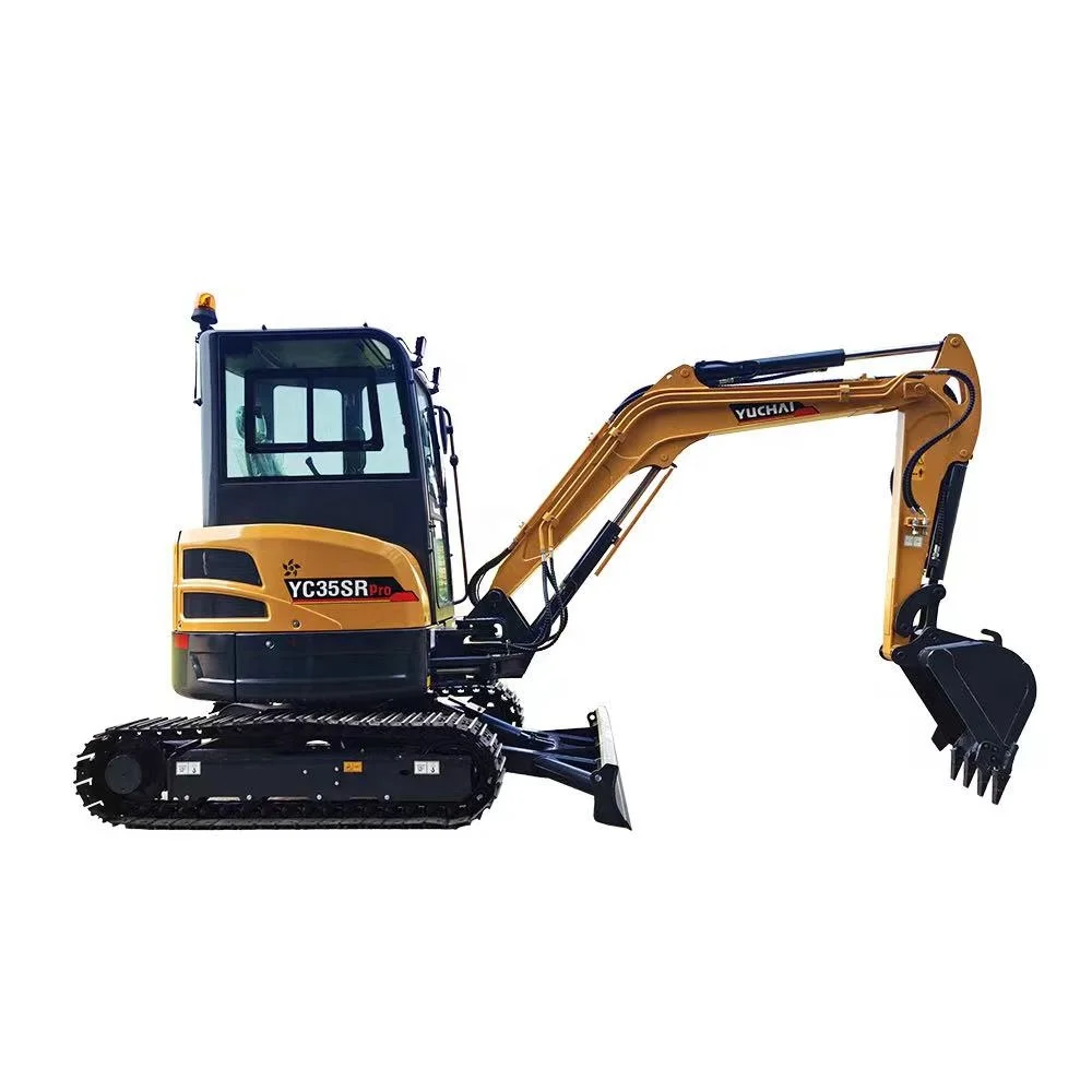 YUCHAI  YC35SR model yanmar engine with US.EPA certified mini 3ton excavator
