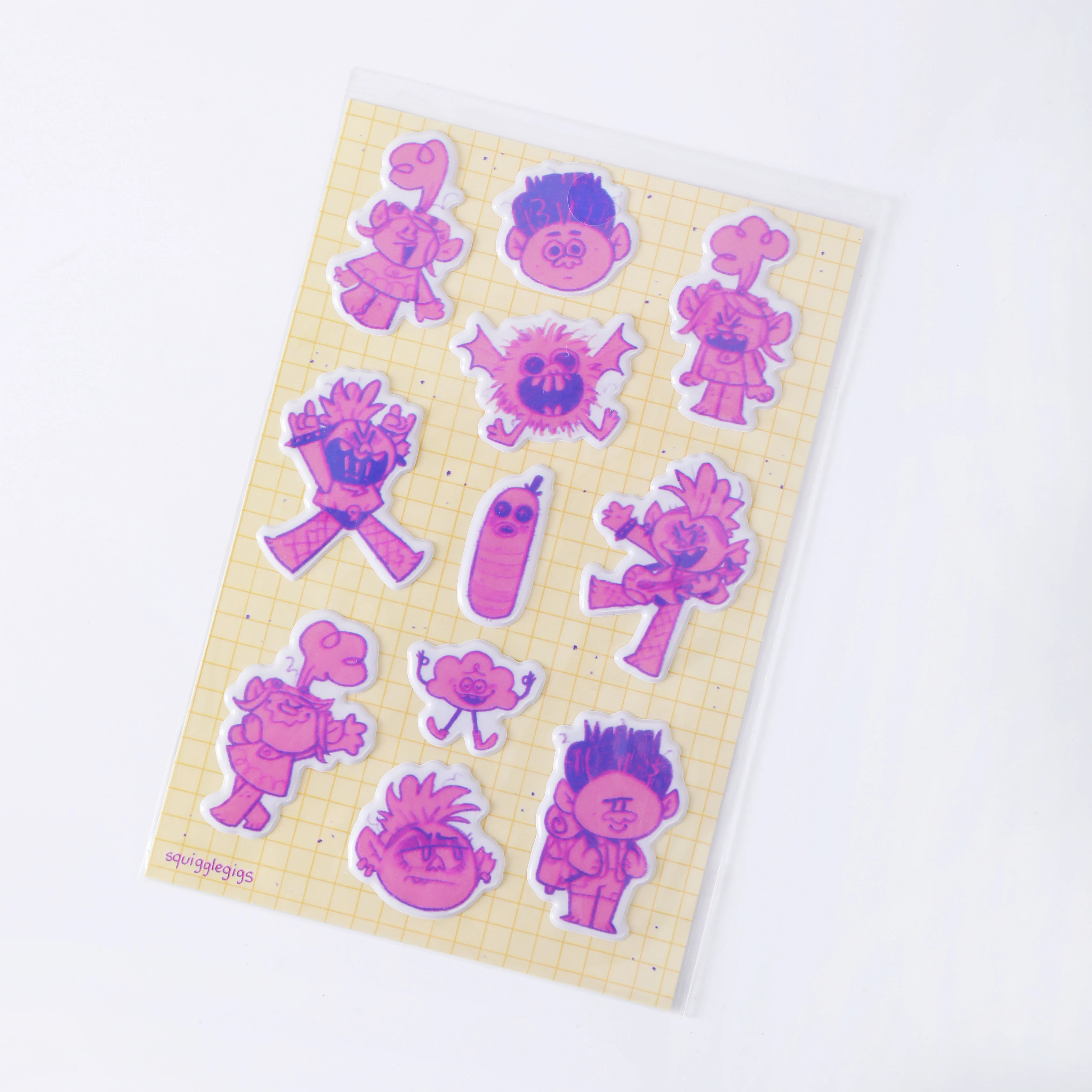 personalized cute eva sponge sticker kids custom 3d stickers puff sheet for kids puffy stickers