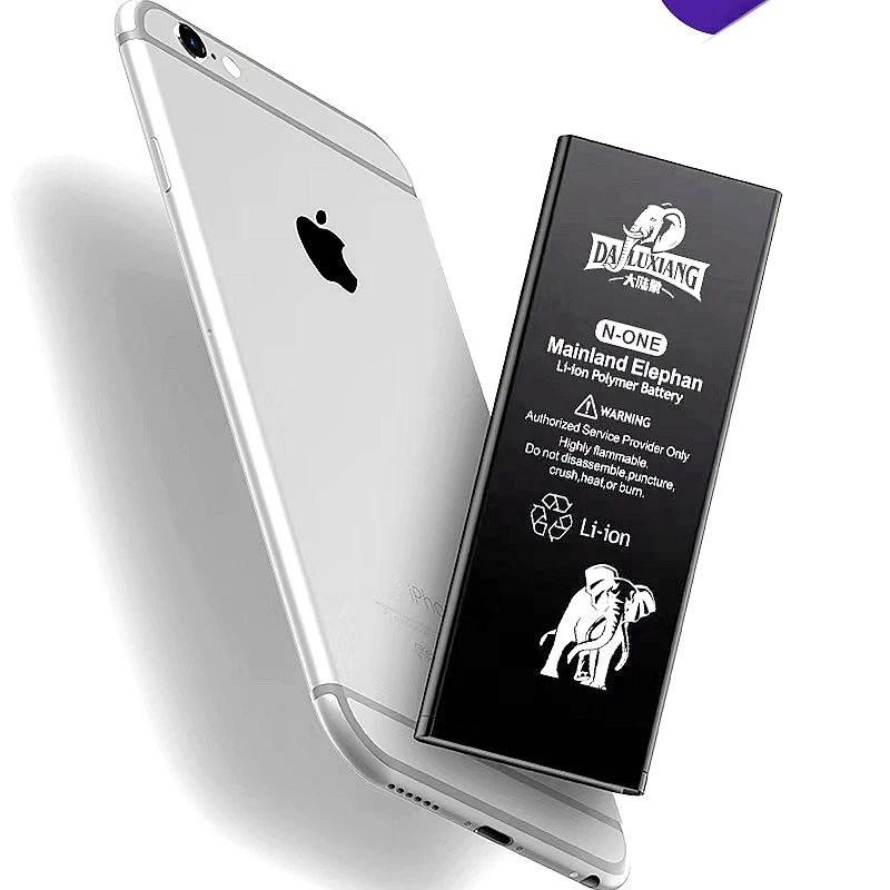 Аккумулятор Elephant с большой емкостью для iphone 6S, аккумулятор с большой емкостью