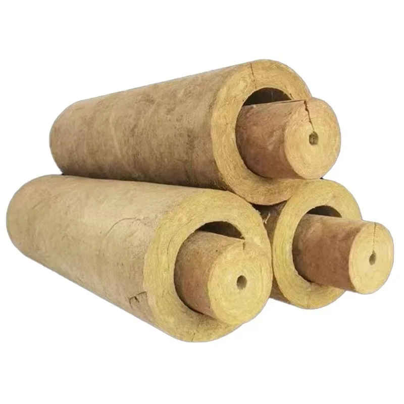 Chemical rock fiber cotton pipe insulation rock mineral wool heat pipe refractory heat pipe