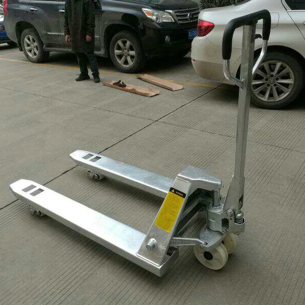 WELIFTRICH 100% stainless steel made anit corrosion cheap price 2.0 2.5 ton hand pallet truck customisable power pump