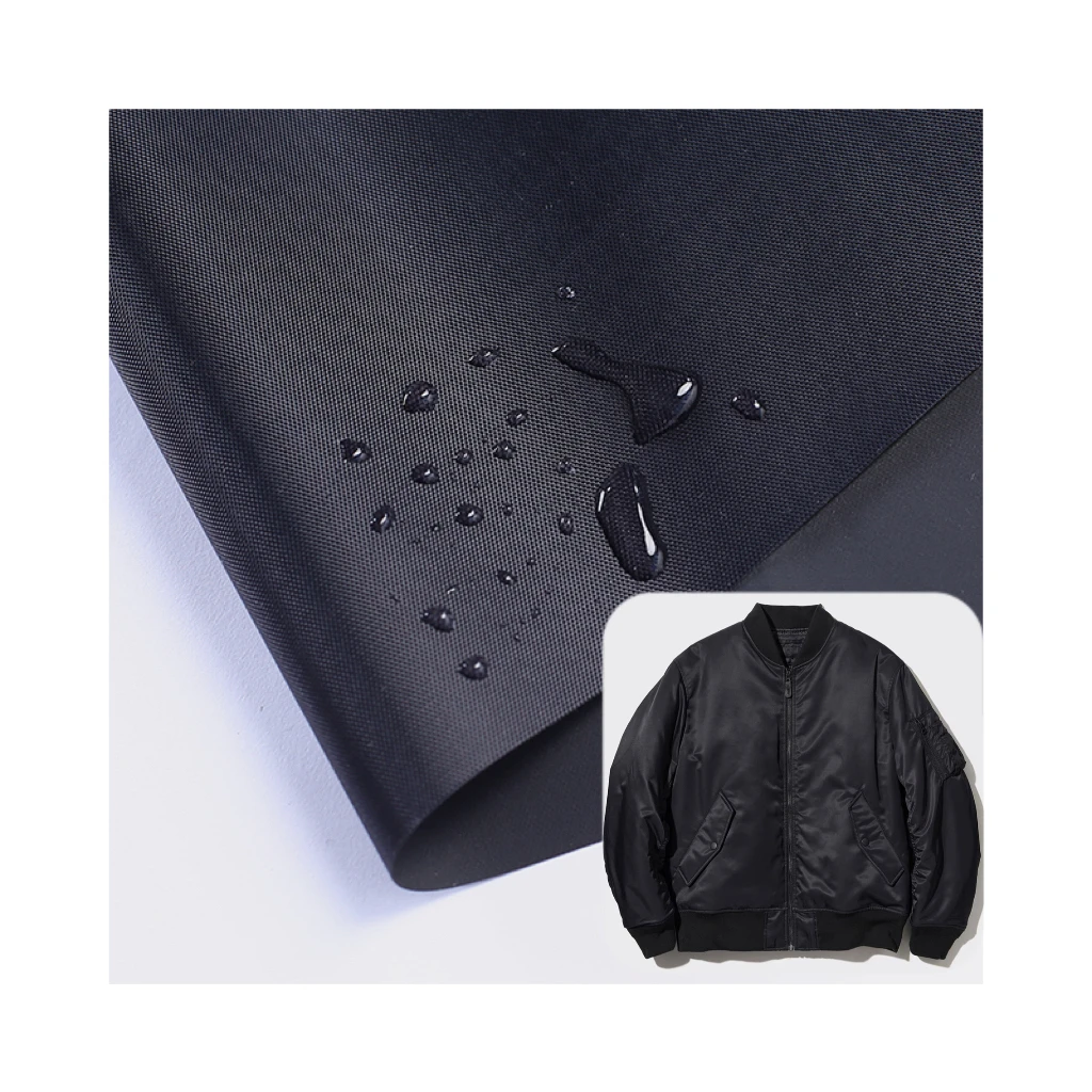 Waterproof Oxford Fabric Polyester 190t Polyester Taffeta Fabric With Pvc Pu Coating For Jacket