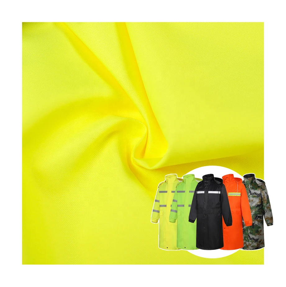 
WEITAI STOCK 100% Polyester 300D OXFORD Fabric with PU/PVC coating Waterproof FOR OEM Fluorescent Workwear AND Uniform 