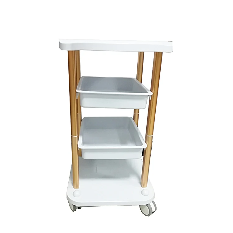 Hair Salon Trolley Economical Beauty Salon Cart Trolley  For Beauty Equipment