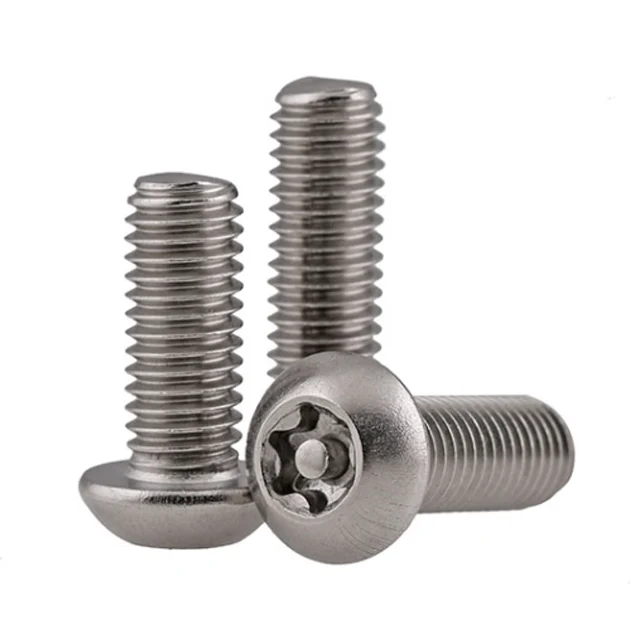 Factory direct sales stainless steel T5 T10 T15 T20 T25 T30 T40 T35 torx anti-theft screw