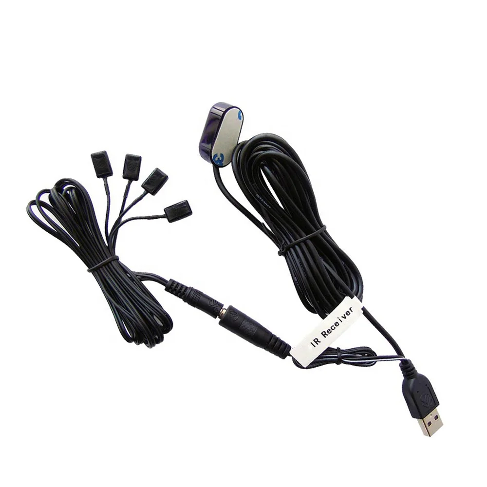 U104A Black Control Multiple Appliances IR Repeater Kit Receiving Extension Sharer