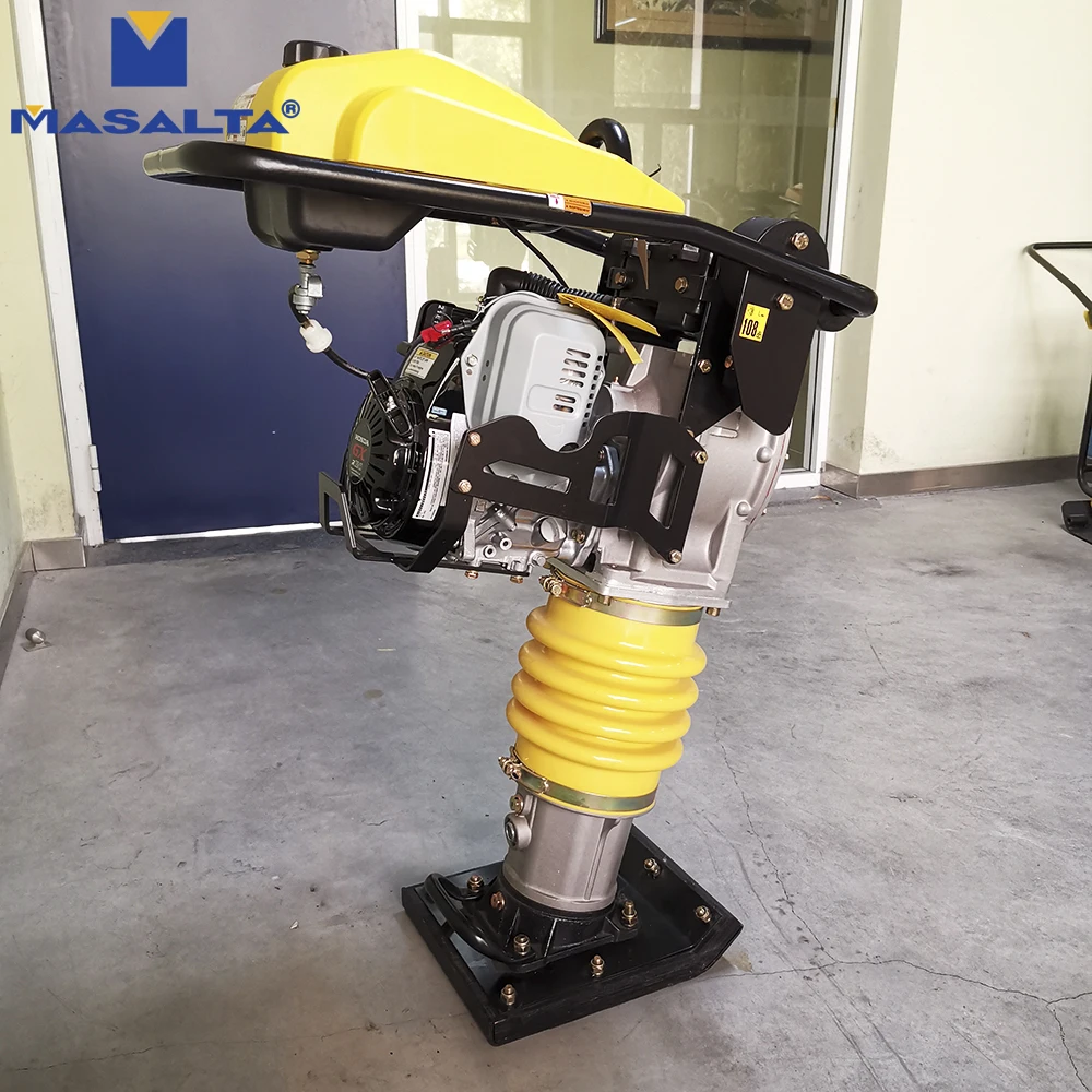 HONDA GXR120 Petrol Engine Tamping Rammer Construction Equipment MR70H Trench Rammer Tamper Rammer 70kg Sub-base Compaction