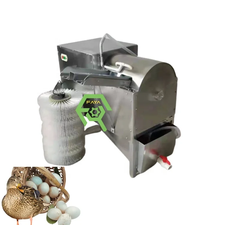 Multifunctional water cycle egg washing washer machine for chicken, duck and goose