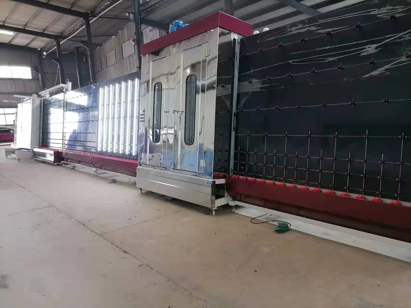 Изоляционная стеклянная газовая заполняющая рядная производственная линия, машина для обработки двойного остекления