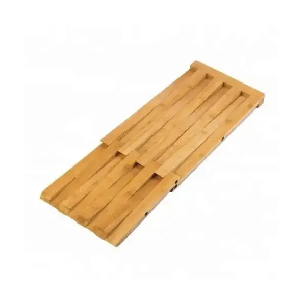 ZB BSCI Factory Bamboo folding stool 100% natural bamboo folding shower seat bathroom sauna bench