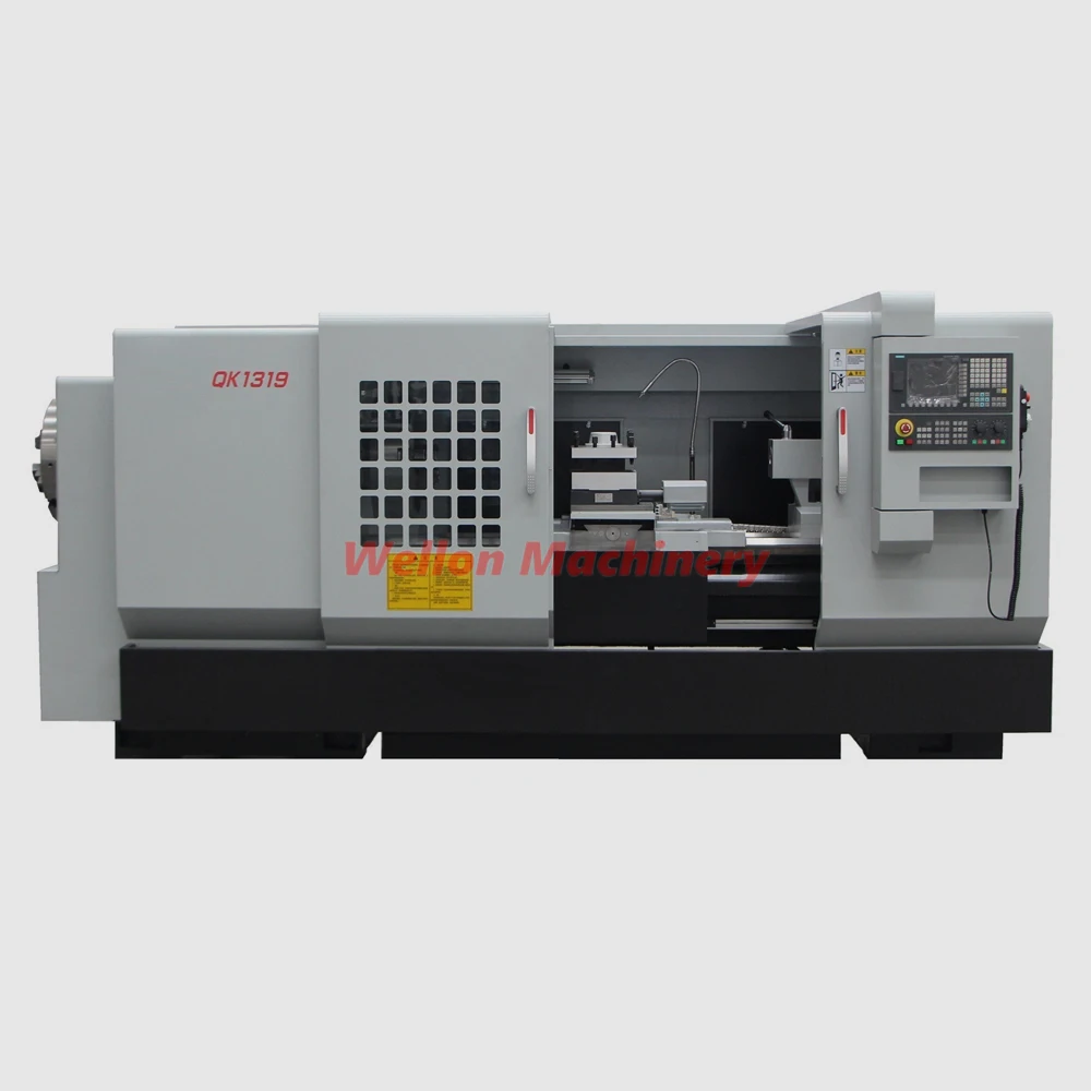 horizontal CNC Pipe Threading Lathe QK1319 oil country Machine tool with Big spindle bore and double chuck