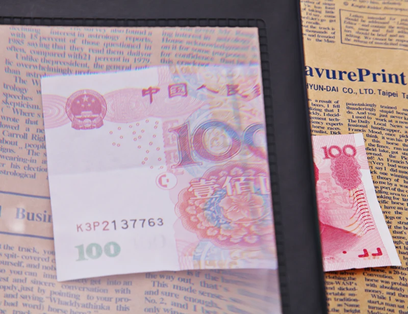 Factory PVC Lens A4 Full Page 3x Magnifier Sheet Large Magnifying Glass For Book Reading