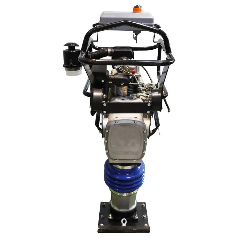 HCR-125 Handheld Tamping Rammer Road Machinery Portable Diesel  Soil Vibrating Tamper Machine