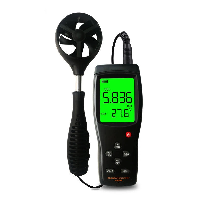 Function of Air Flow Meter Velocity Measurement Sensor Anemometer Price Professional Instruments