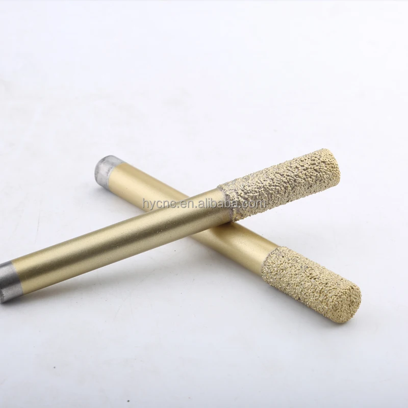 Wholesale Price Vacuum Brazed Diamond Tools Cutting Bit / Diamond Glass Drill Bit/ Stone Diamond Router Bits