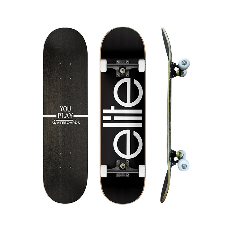 Outdoor Carving Surfing Longboard  32' Skate Board 7 Ply Maple Deck Indy Truck Complete Double Kick Skateboard Cruiser