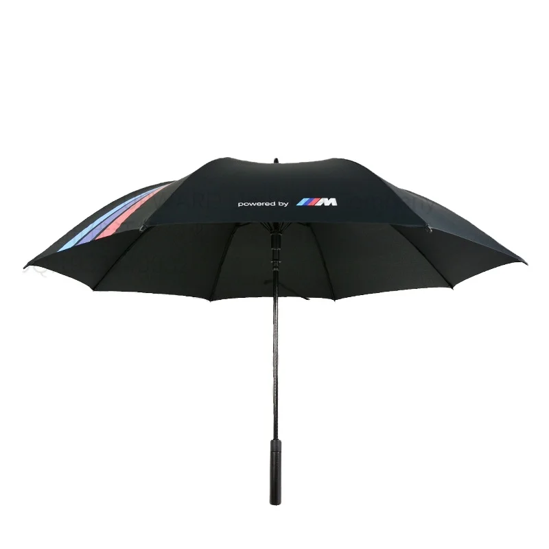 B MW Promotional Straight Umbrellas Customized logo Printing Strong Windproof Golf Umbrella