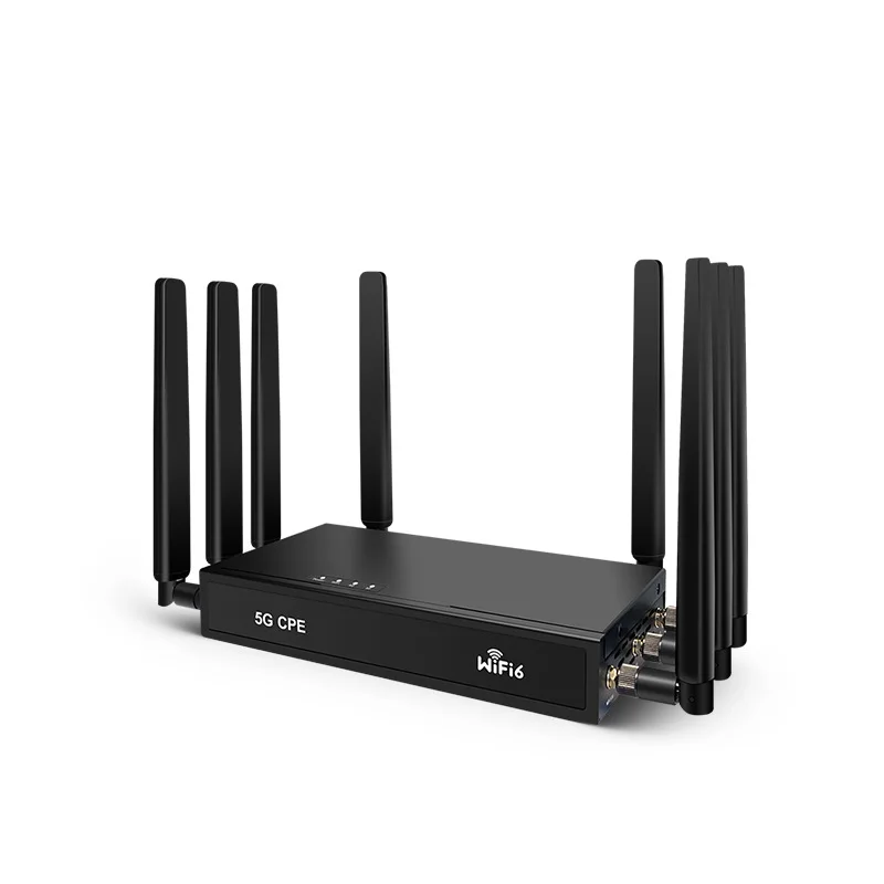 5G Wifi6 1800M Wireless Router Support PPTP L2TP VPN Indoor 5g Cpe 8 Antenna Enterprise 5G Router 3g/4g/5g