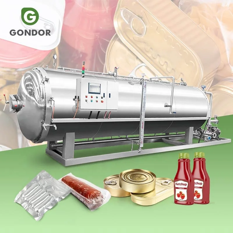 Mini Mushroom Cultivation Carbon Sterilization Glass Bottle Canned Food Sterilizer Retort Machine Autoclave for Jar