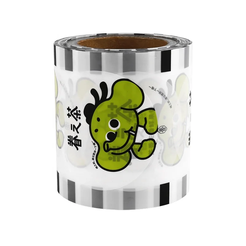 biodegradable paper film paper/pla cup sealing film biodegradable yogurt plastic cup sealing roll film