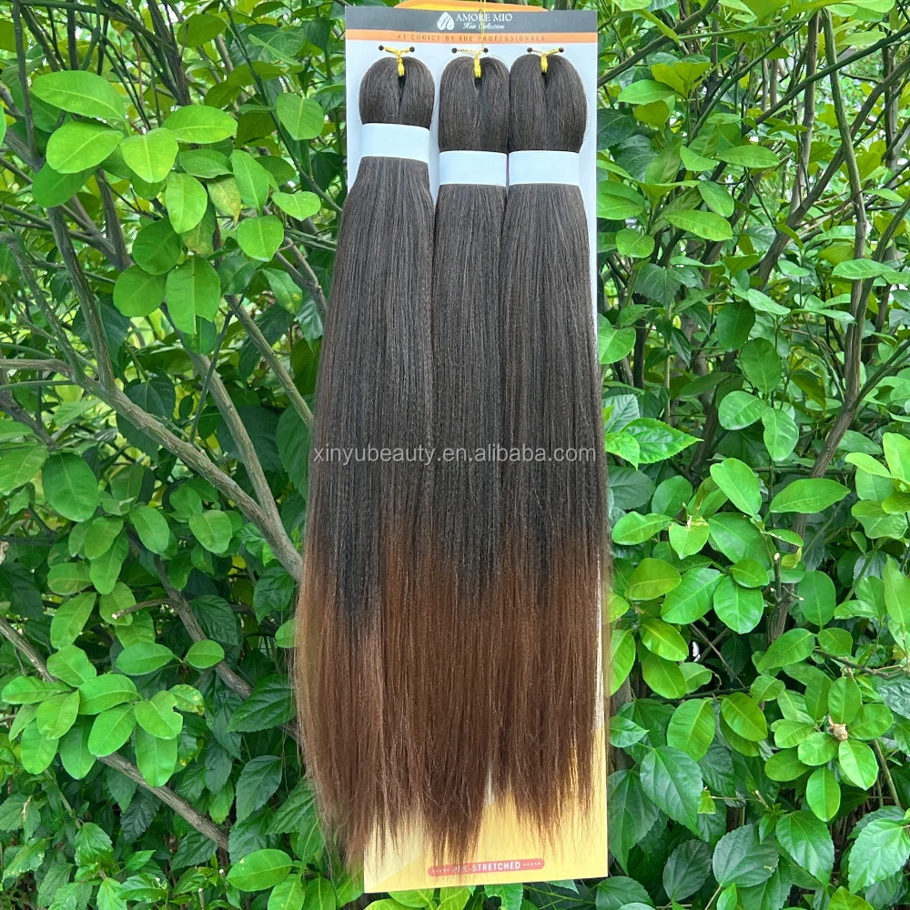 3x ghana braiding hair pre stretched x7 braiding hair synthetic extensions grey crochet braiding hair