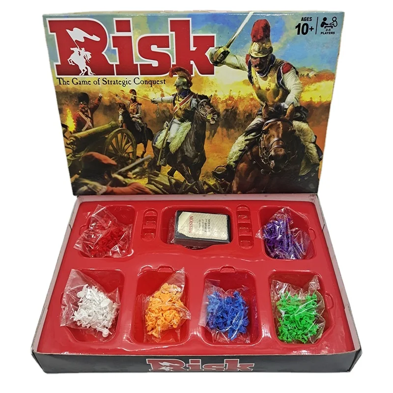 In Stock China Manufacturer Risk Board Game Custom Design Board Game