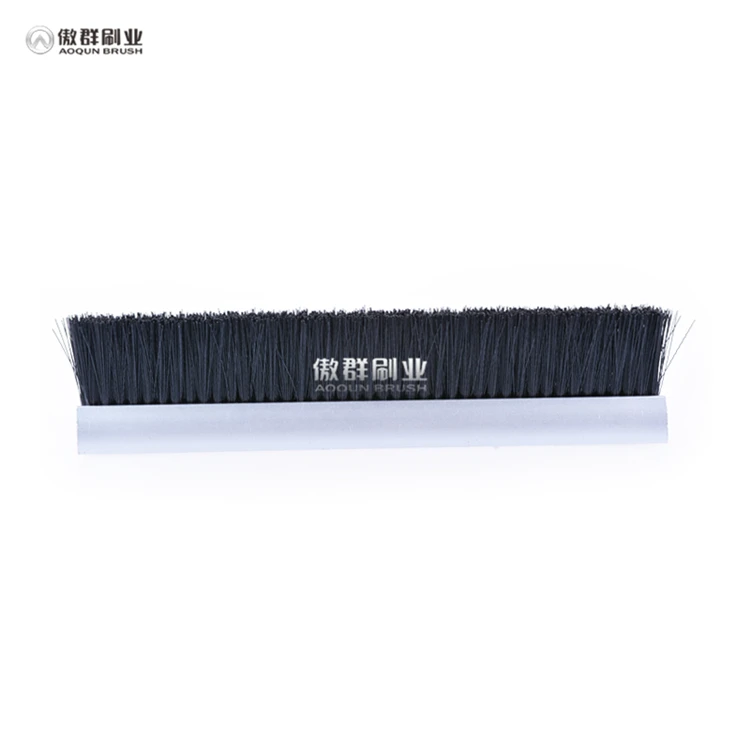 Escalator Safety Black Nylon Bristle Strip Brush