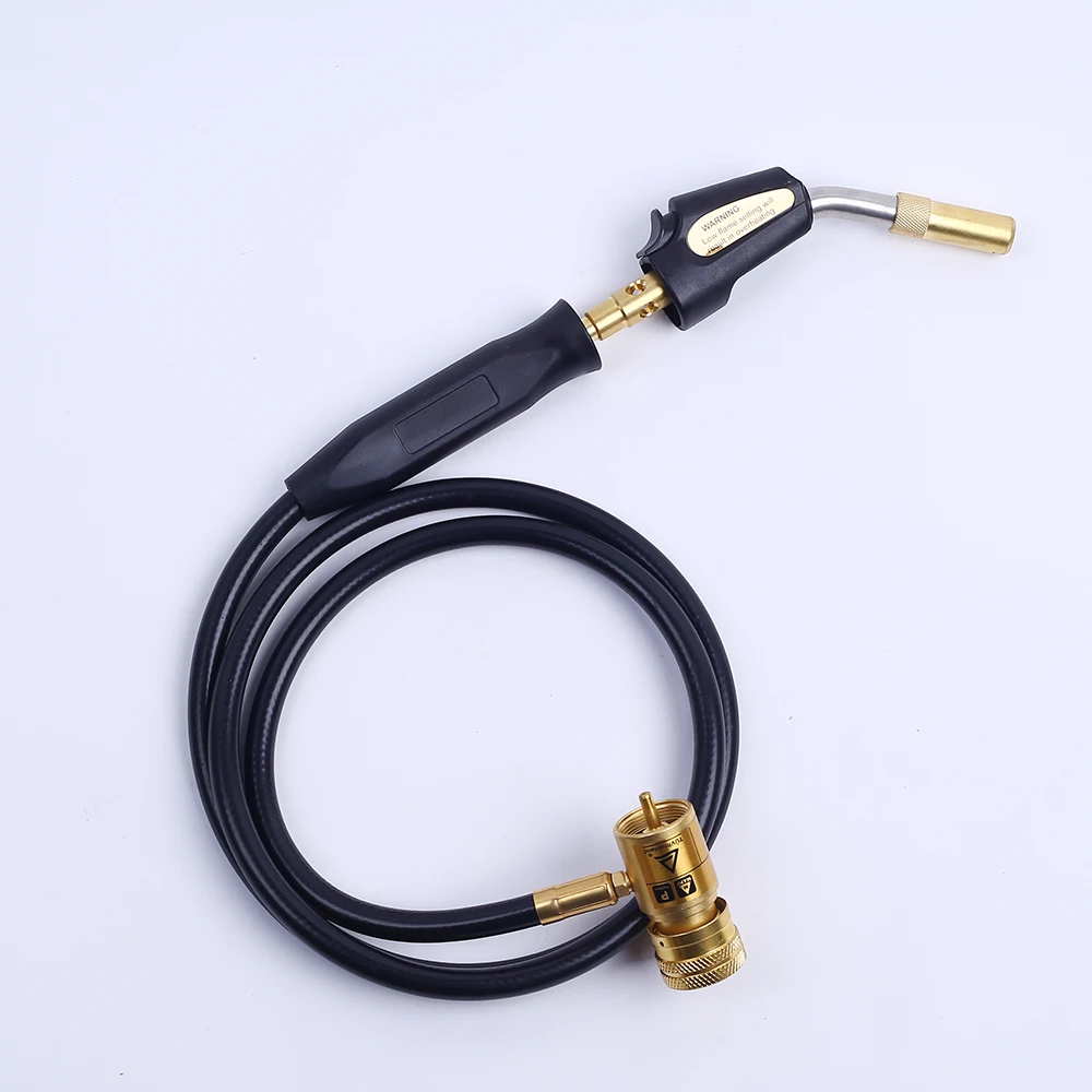 Hand welding blow Torch with Hose  MAPP Propane and LPG Gas High flame temperature  with valve
