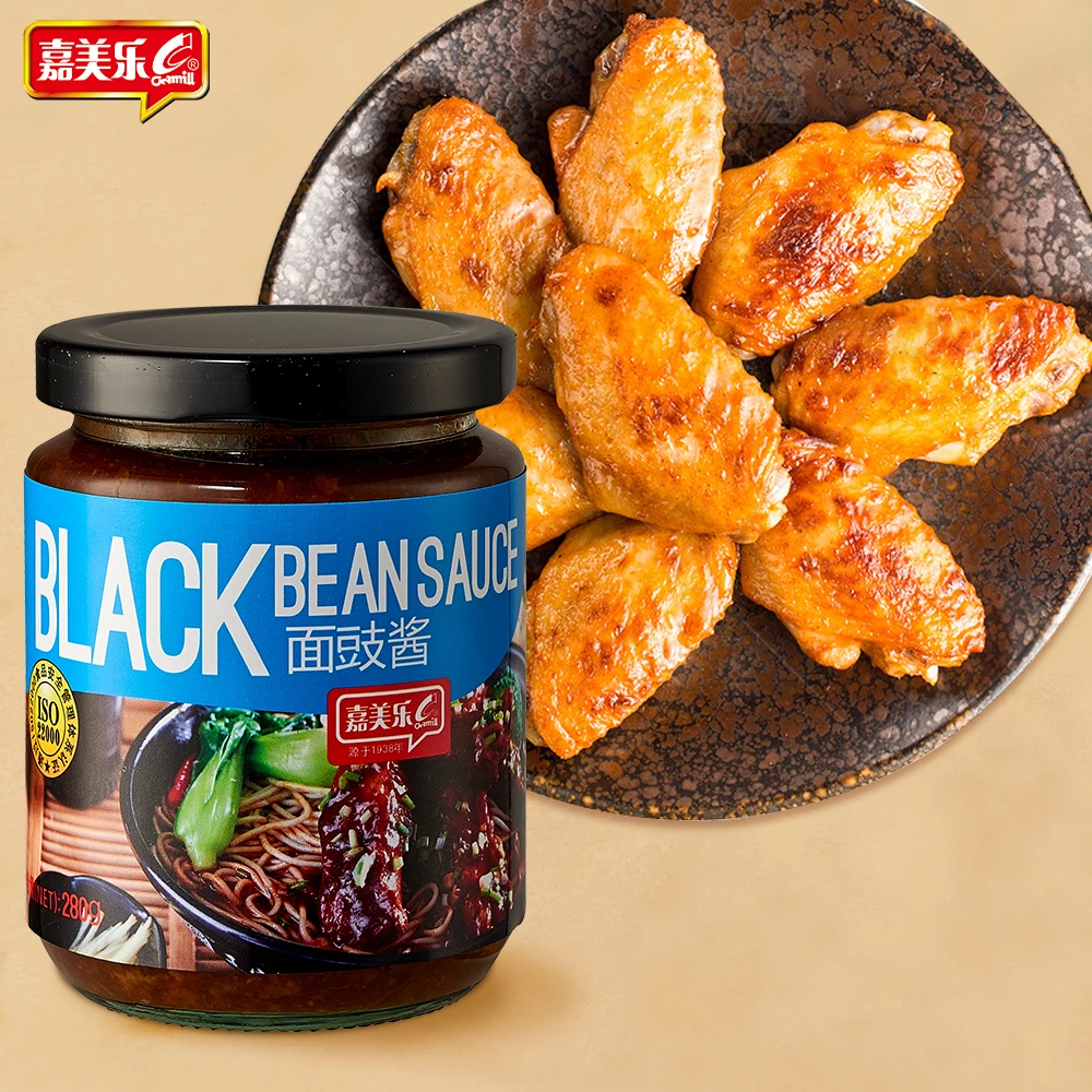 Free samples Bulk Wholesale premium 280g Black Bean Sauce seasoning chinese sauces