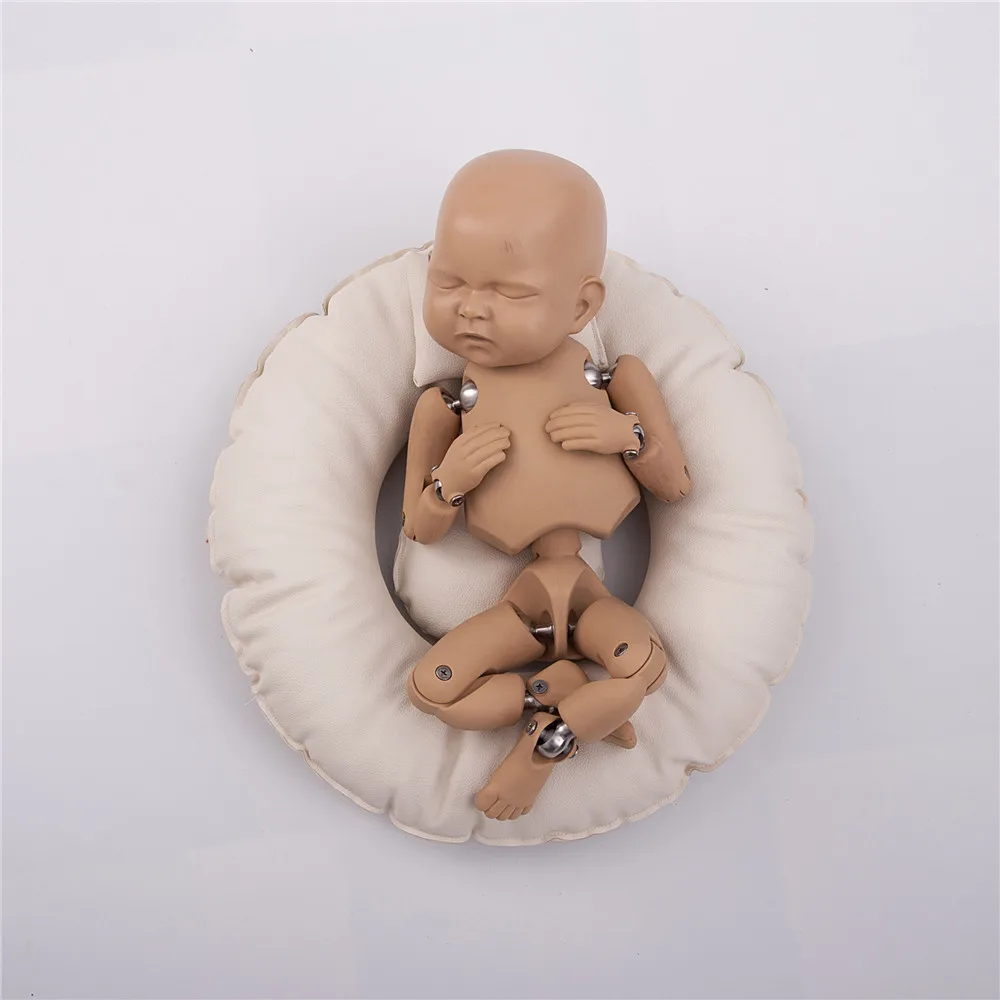 Photo Posing Bean Bag Pillow Basket Stuffer Baby Photography Prop Newborn Posing Aid Pillow Photoshoot O Shape Basket