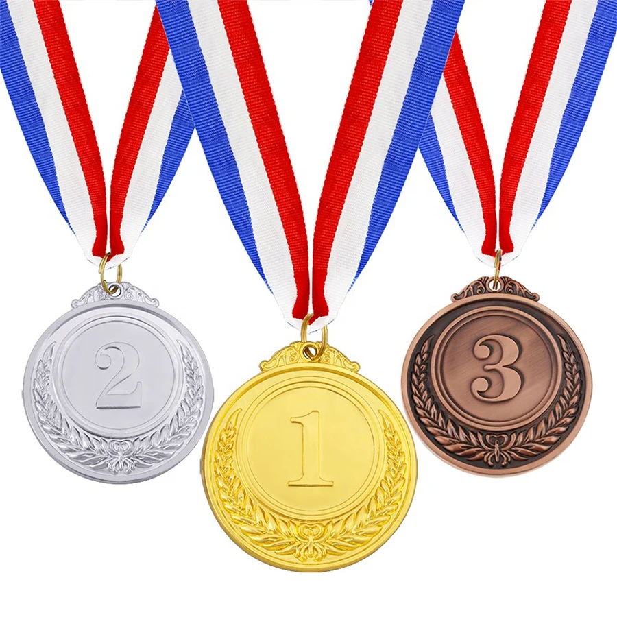 Manufacturer Bespoke Design Award Prize first place medal Bronze Race Gold Metal Sports Custom champions league medal