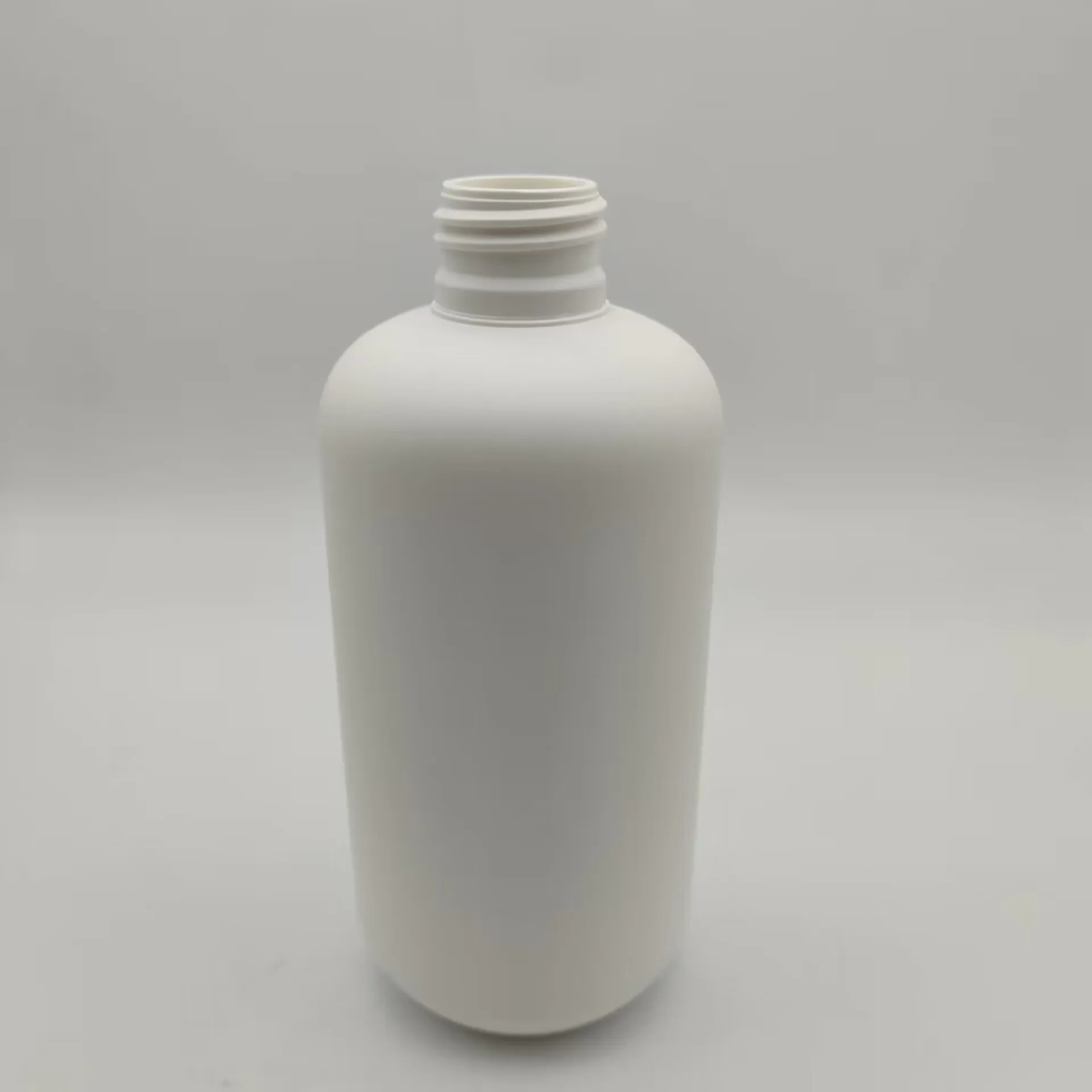 4 oz Boston round shape bottles soft touch bottles HDPE plastic bottles for shampoo conditioner