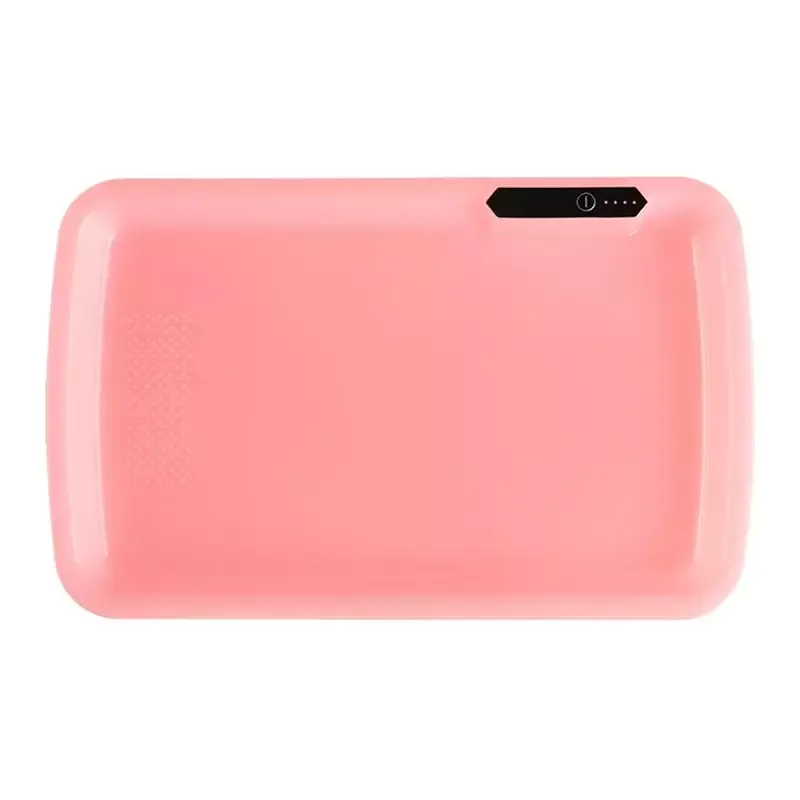 Wholesale Custom Logo Pattern Rechargeable Battery Light Up 3D Speaker Led Music Tray With Scales