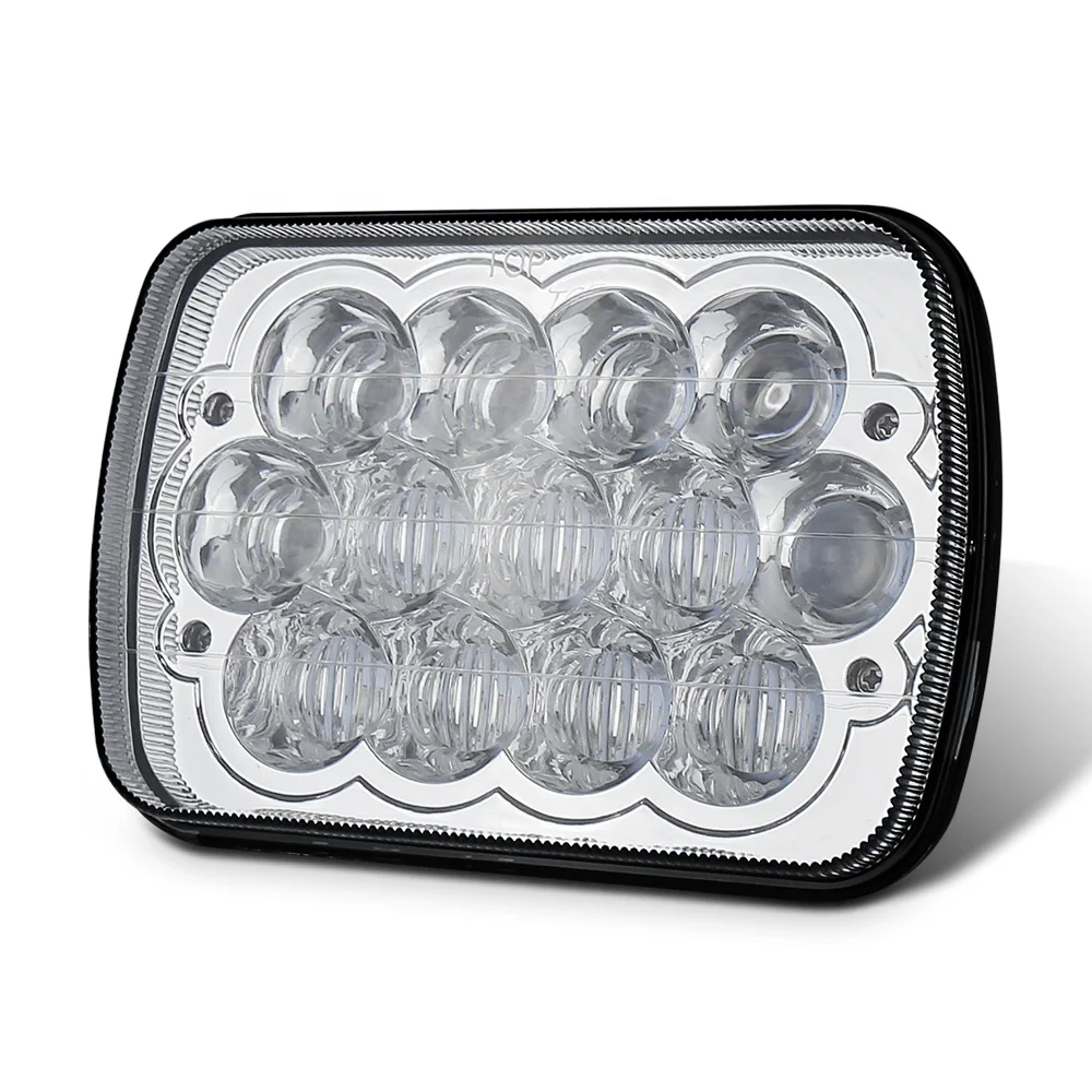 OVOVS Rectangular 7x6 Inch Led Headlamp 5X7 Inch Led Headlights for Jeep Cherokee XJ Jeep YJ XJ MJ