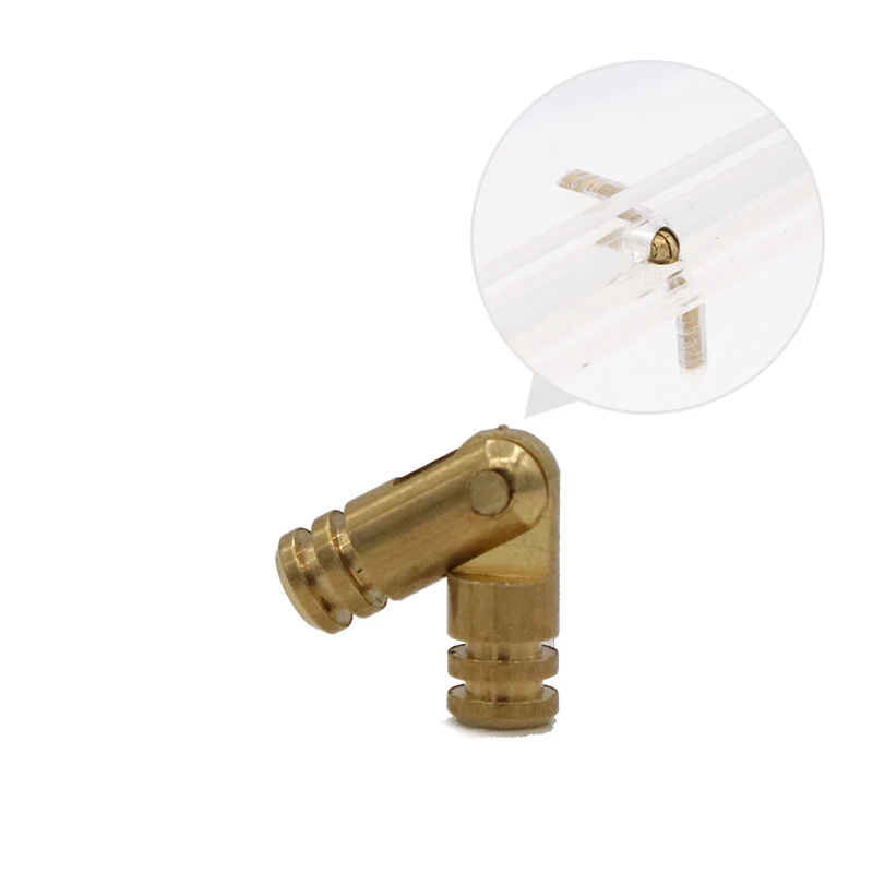 Custom wooden box copper hinge Invisible cylinder small hinge