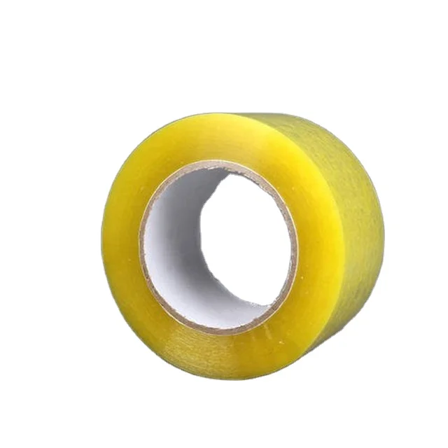 Прочная самоклеящаяся лента рулон с логотипом для запечатывания картона Лента Клейкая прозрачная упаковочная Bopp