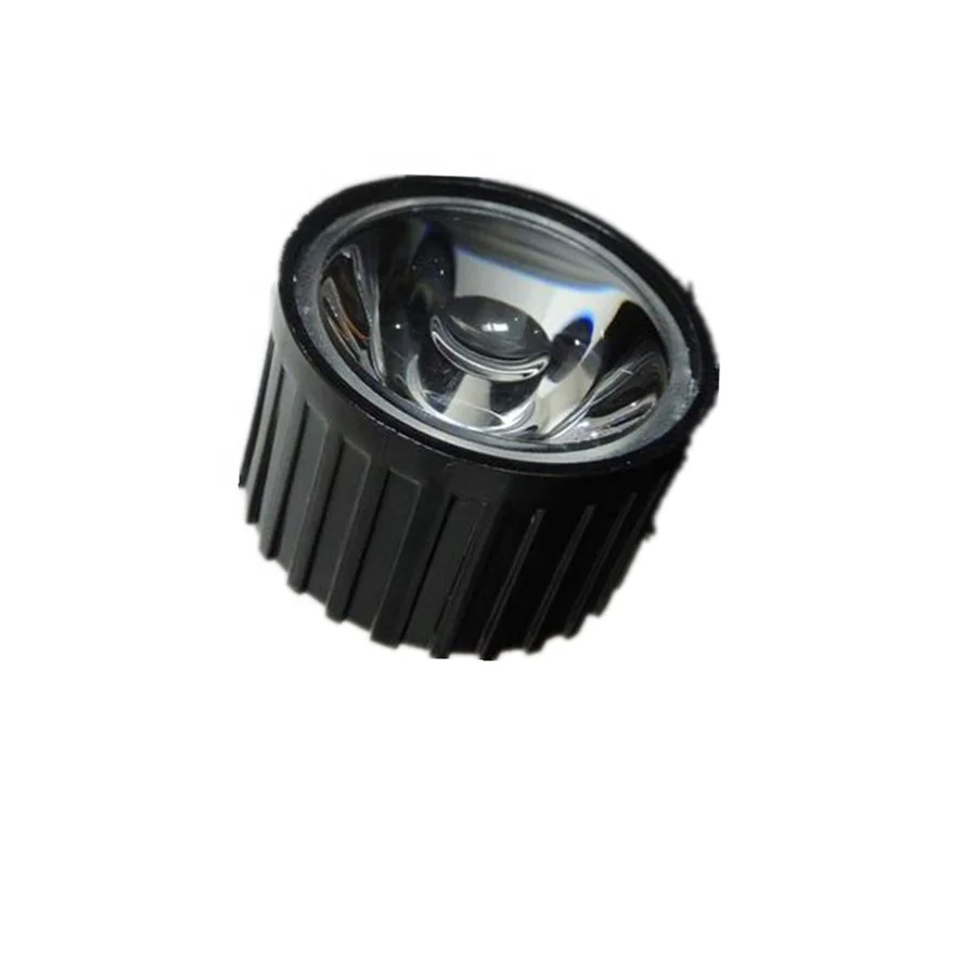 20mm 3W Power Led Lens with Holder 120 Degree Viewing Angle Black Cup