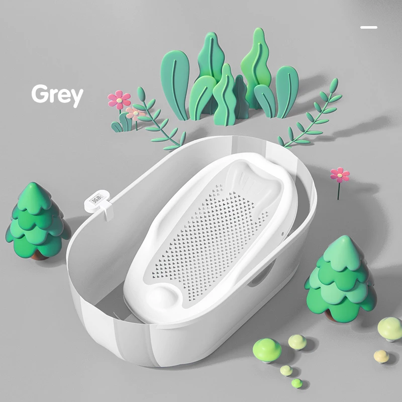 2 in 1 High Quality Cheap Classical Collapsible Solid Safety Non slip Newborn Infant Bathing Baby Bathtub